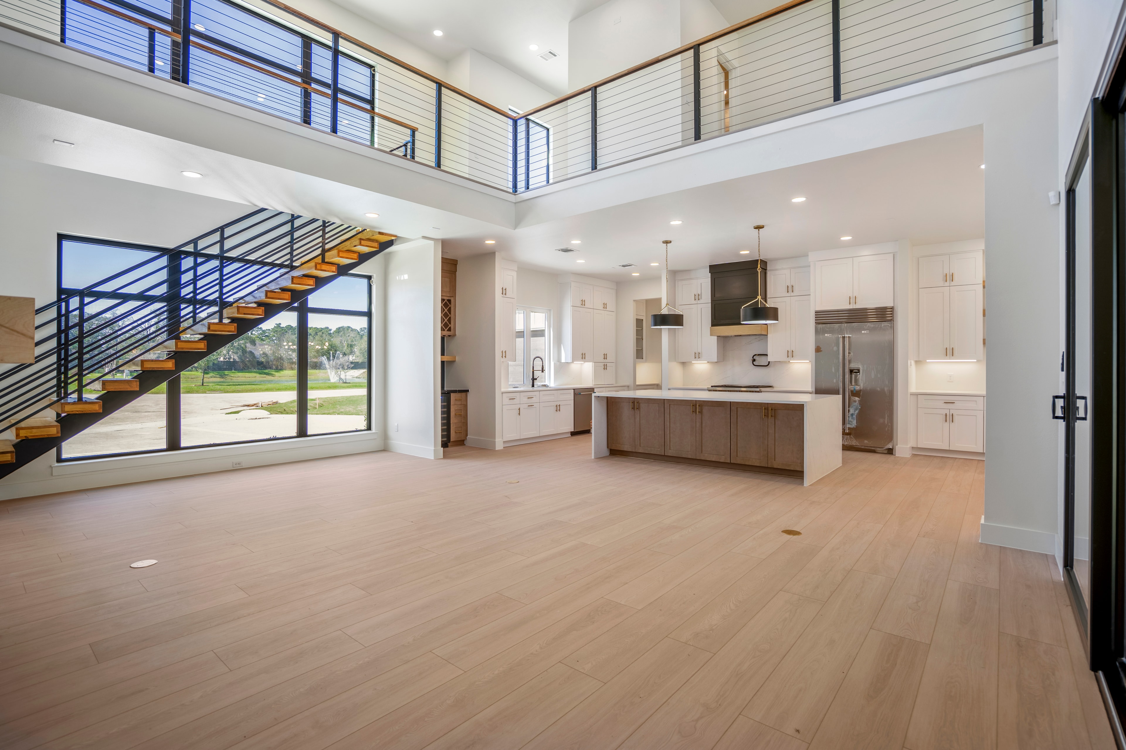 Dominion Homes interior — open concept kitchen